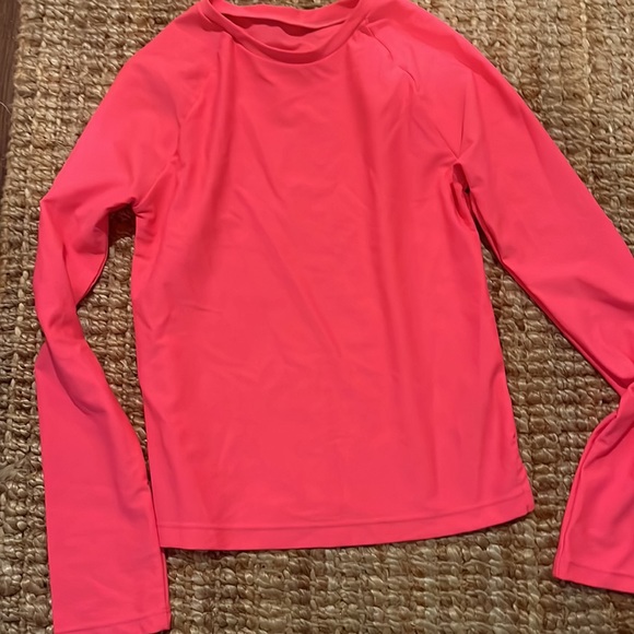 Girls 10/12 assortment of swimsuits and swimsuit long sleeve swim top. Excellent - Picture 10 of 11
